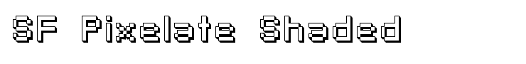 SF Pixelate Shaded