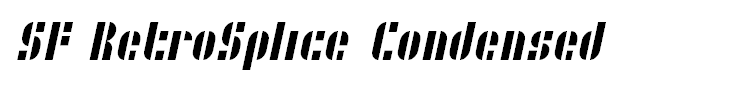 SF RetroSplice Condensed