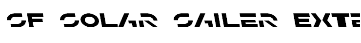 SF Solar Sailer Extended Italic