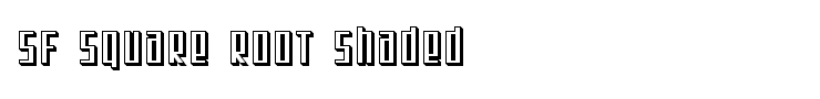 SF Square Root Shaded