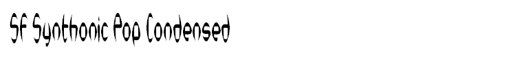SF Synthonic Pop Condensed