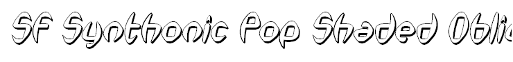 SF Synthonic Pop Shaded Oblique