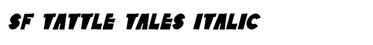 SF Tattle Tales Italic