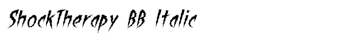 ShockTherapy BB Italic