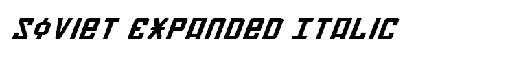 Soviet Expanded Italic