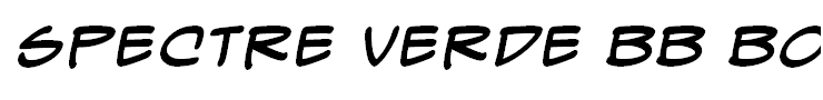 Spectre Verde BB Bold