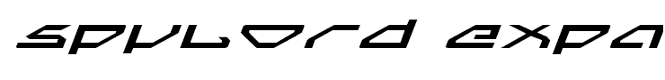 Spylord Expanded Italic