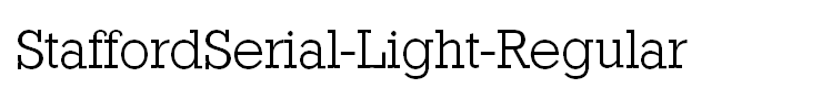 StaffordSerial-Light-Regular