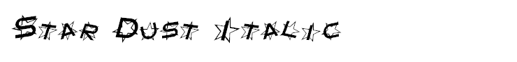 Star Dust Italic