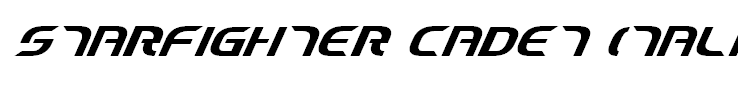 Starfighter Cadet Italic