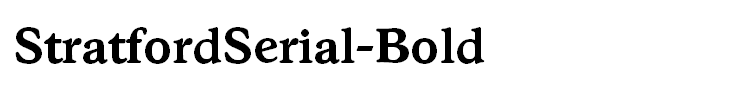 StratfordSerial-Bold