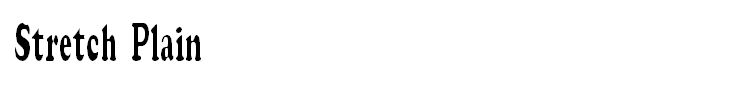 Stretch  Plain