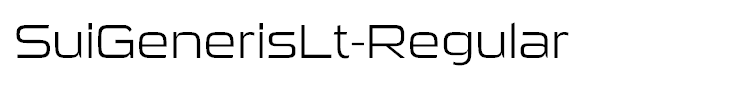SuiGenerisLt-Regular