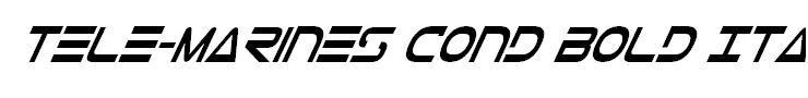 Tele-Marines Cond Bold Italic