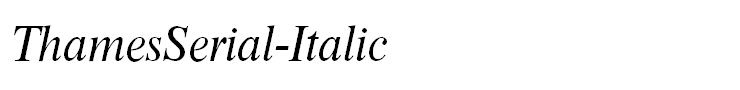ThamesSerial-Italic