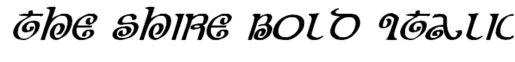 The Shire Bold Italic