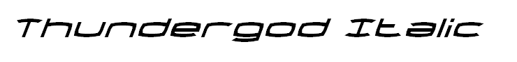 Thundergod Italic
