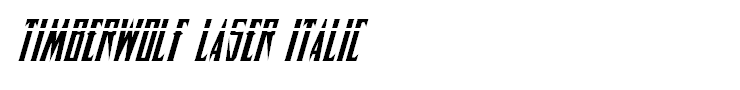 Timberwolf Laser Italic