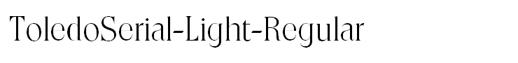 ToledoSerial-Light-Regular