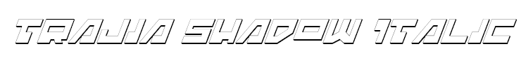 Trajia Shadow Italic
