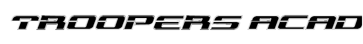 Troopers Academy Expanded Italic