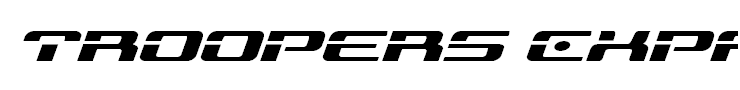 Troopers Expanded Italic