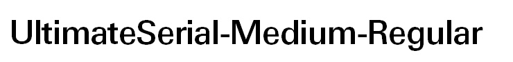 UltimateSerial-Medium-Regular