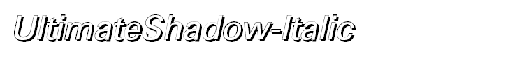 UltimateShadow-Italic