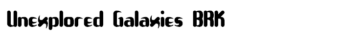 Unexplored Galaxies BRK