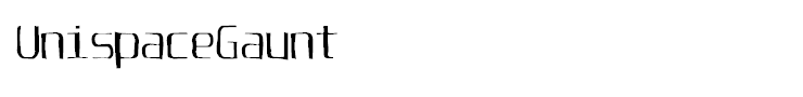 UnispaceGaunt