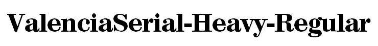 ValenciaSerial-Heavy-Regular