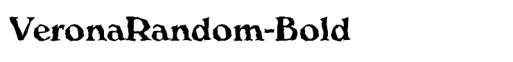 VeronaRandom-Bold