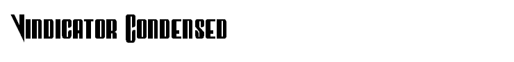 Vindicator Condensed