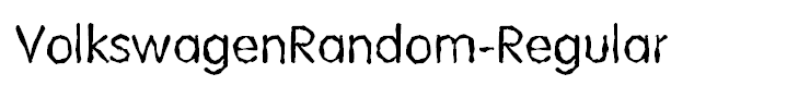 VolkswagenRandom-Regular