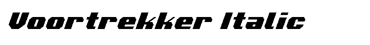 Voortrekker Italic