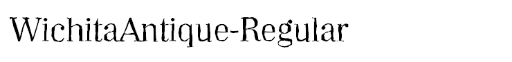 WichitaAntique-Regular