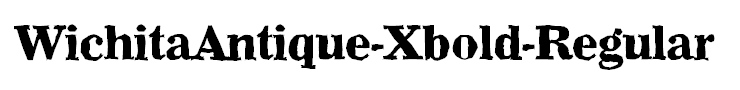 WichitaAntique-Xbold-Regular