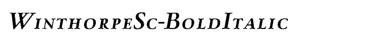 WinthorpeSc-BoldItalic