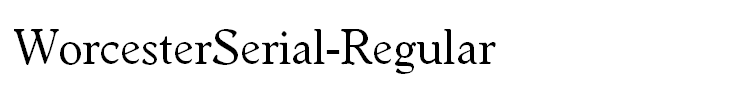 WorcesterSerial-Regular
