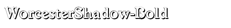 WorcesterShadow-Bold