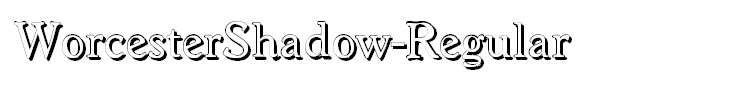 WorcesterShadow-Regular