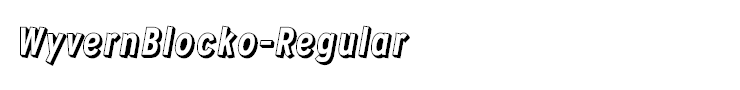 WyvernBlocko-Regular