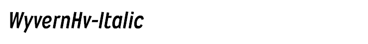 WyvernHv-Italic