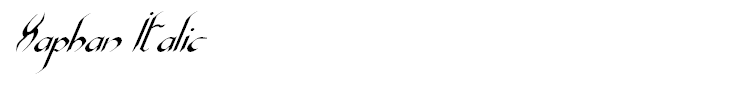 Xaphan Italic