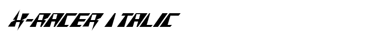 X-Racer Italic