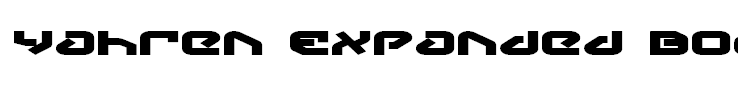 Yahren Expanded Bold