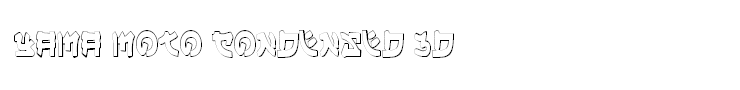 Yama Moto Condensed 3D