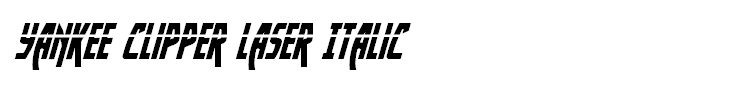 Yankee Clipper Laser Italic