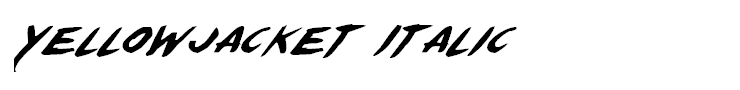 Yellowjacket Italic