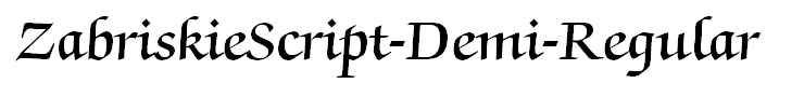 ZabriskieScript-Demi-Regular